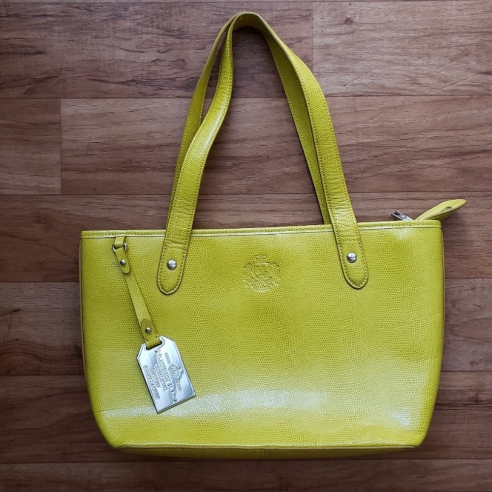 Lauren Ralph Lauren Bag In Lime Gem